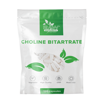 RAW POWDERS Cholino Bitartratas 700 mg 120 kapsulių