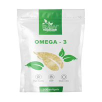 omega 3 papildai - Omega-3 (200 kapsulių) - 1 nuotrauka