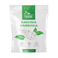 raw powders - RawPowders Garcinia Cambogia (500 mg 120 kapsulių) - 1 nuotrauka