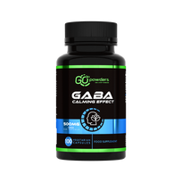 raw powders - Go Powders "Gaba Calming Effect" (500 mg 100 kapsulių) - 1 nuotrauka