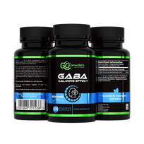 raw powders - Go Powders "Gaba Calming Effect" (500 mg 100 kapsulių) - 2 nuotrauka