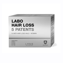 ampules plaukams - LABO ampulės nuo plaukų slinkimo moterims HAIR LOSS 5 PATENTS, 14 ampulių - 1 nuotrauka