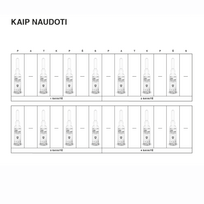 ampules plaukams - LABO ampulės nuo plaukų slinkimo vyrams HAIR LOSS 5 PATENTS, 14 ampulių - 2 nuotrauka