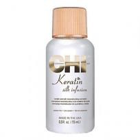 silko aliejus plaukams - Šilkas plaukams CHI Keratin Silk Infusion 15ml - 1 nuotrauka