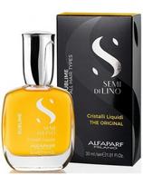 linu semenys - AlfaParf Semi Di Lino Sublime Crystal Liquid spindesio suteikiantis serumas - 30 ml. - 1 nuotrauka