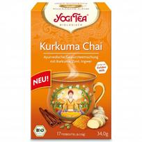 kurkuma - Prieskoninė arbata su ciberžole Kurkuma Chai, Yogi Tea, 17 pakelių - 1 nuotrauka