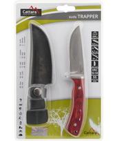 odinis peiliu deklas - Durklas su odiniu dėklu Cattara Trapper 21 cm - 7 nuotrauka