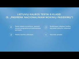 pasiekimu patikrinimo - Lietuvių kalbos testai 6 klasei: pasirenk nacionaliniam mokinių pasiekimų patikrinimui - 2 nuotrauka