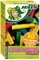 kreida mokyklin - Mokyklinė kreida, Jolly, 10 vnt., įvairių sp. - 1 nuotrauka