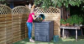 kompostas - Komposto dėžė Thermo-Wood 600 L su pagrindu - 2 nuotrauka