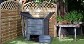 kompostas - Komposto dėžė Thermo-Wood 600 L su pagrindu - 4 nuotrauka