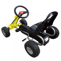 Automobilis su pedalais VLX 90252, geltonas