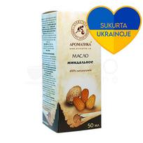 migdolu aliejus - Natūralus augalinis migdolų aliejus Oleum Amygdalarum Aromatika, 50 ml - 2 nuotrauka