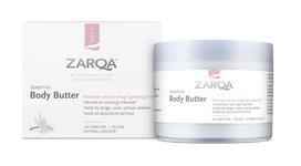 body butter - Zarqa kūno sviestas jautriai odai, bekvapis, 250 ml - 3 nuotrauka