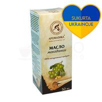 Natūralus augalinis makadamijos aliejus Oleum Macadamiae Aromatika, 50 ml