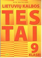 Lietuvių kalbos testai 9 klasei