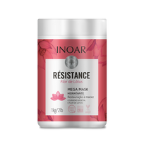 inoar - INOAR Flor de Lotus Mask - intensyviai regeneruojanti, gaivinti kaukė 1000 g - 1 nuotrauka