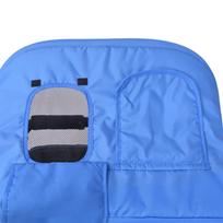 Sportinis vežimėlis VLX Baby Twin Stroller, mėlynas/juodas