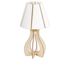 Eglo Cossano Table Lamp 60W E27 Maple/White