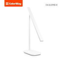lempa 6500k - Apšvietimas ColorWay LED Table Lamp Portable & Flexible with Built-in Battery White, Table lamp, 3 h - 4 nuotrauka