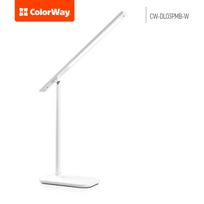 lempa 6500k - Apšvietimas ColorWay LED Table Lamp Portable & Flexible with Built-in Battery White, Table lamp, 3 h - 6 nuotrauka