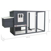 Narvas paukščiams VLX Chicken Hen House 170846, 750 mm x 2020 mm x 980 mm