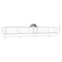 Narvas paukščiams VLX Chicken Coop 144561, 1000 mm x 9000 mm x 1500 mm
