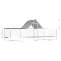 Narvas paukščiams VLX Chicken Coop 144562, 2000 mm x 6000 mm x 2000 mm