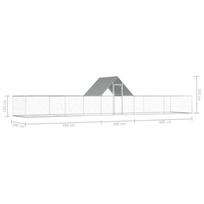 Narvas paukščiams VLX Chicken Coop 144563, 2000 mm x 10000 mm x 2000 mm