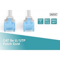 pvc tinklai - Digitus CAT 5e UTP Patch Cable Grey 3m - 2 nuotrauka