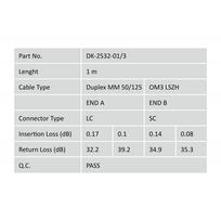 tinklo kabeliai 1m - Digitus Optic Cable LC / SC 1m - 5 nuotrauka