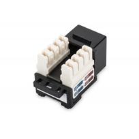 cat6 rj45 keystone - Digitus Keystone Module CAT6 UTP RJ45 Black - 1 nuotrauka