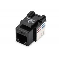 cat6 rj45 keystone - Digitus Keystone Module CAT6 UTP RJ45 Black - 2 nuotrauka