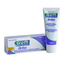 ortodontines gumos - SUNSTAR GUM dantų pasta nešiojantiems ortodontinius prietaisus ORTHO, nuo 7 m., 75 ml - 1 nuotrauka