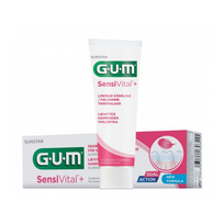 dantu pasta - GUM SENSIVITAL, dantų pasta jautriems dantims, 75 ml - 2 nuotrauka