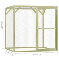 Narvas graužikams VLX Chicken Cage, 1500 mm x 1500 mm x 1500 mm