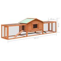 Narvas graužikams VLX Rabbit Hutch, 3030 mm x 600 mm x 860 mm
