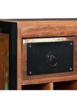 vyno lentynos - Butelių lentyna VLX Solid Reclaimed Wood Wine Rack 244831, ruda, 350 mm x 540 mm x 800 mm - 8 nuotrauka