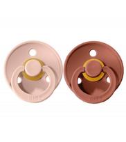 bibs ciulptukai 6 18 - BIBS lateksiniai čiulptukai, 6-18m, 2 vnt., Woodchuck/Blush - 4 nuotrauka