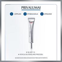 aky - EUCERIN  akių srities kremas HYALURON-FILLER+ELASTICITY, SPF 15, 15 ml - 2 nuotrauka