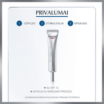 hyaluron filler 3x eucerin - EUCERIN paakių kremas HYALURON-FILLER nuo raukšlių, SPF 15, 15 ml - 4 nuotrauka