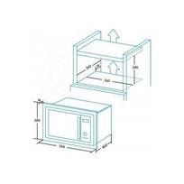 mikrobangu krosnele 900w - Edesa EMW-2530-IG XWH - 2 nuotrauka