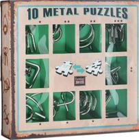 eureke - Galvosūkių rinkinys 10 Metal Puzzles  GREEN SET - 2 nuotrauka