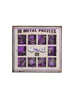 Galvosūkių rinkinys 10 Metal Puzzles PURPLE SET