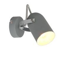kryptinis sviestuvas - Candellux Gray 40W E14 Wall Lamp Gray - 1 nuotrauka