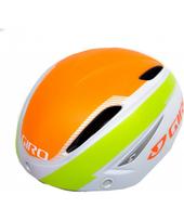 Šalmas GIRO Air Attack Shield, S, 51-55cm (baltas/oranžinis/geltonas)