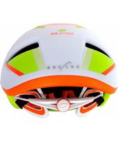 giro salmas - Šalmas GIRO Air Attack Shield, S, 51-55cm (baltas/oranžinis/geltonas) - 2 nuotrauka