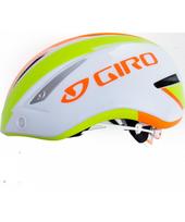 giro salmas - Šalmas GIRO Air Attack Shield, S, 51-55cm (baltas/oranžinis/geltonas) - 3 nuotrauka