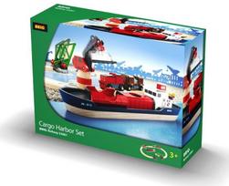 brio traukinys - Brio rinkinys su traukinio bėgiais Cargo harbour, 33061 - 8 nuotrauka