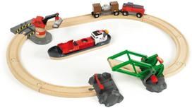 brio traukinys - Brio rinkinys su traukinio bėgiais Cargo harbour, 33061 - 9 nuotrauka